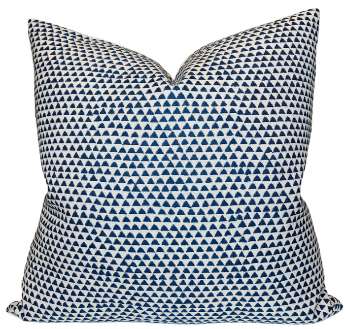 dekowe Huts Pillow Cover in Atlantic Blue Walter G Pillows Decorative Throw Pillows