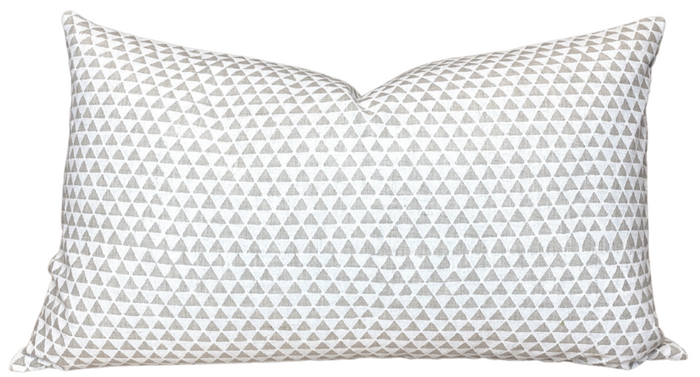 dekowe Huts Pillow Cover in Chalk Walter G Textiles