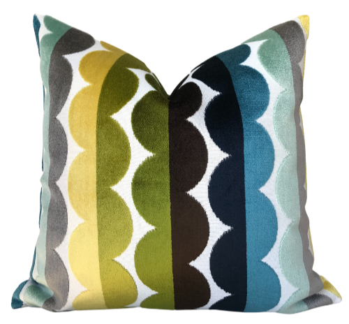dekowe Jonathan Adler Anacapri Pillow Cover in Paradiso
