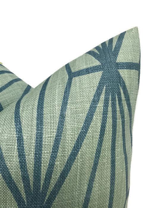 Dekowe Katana Pillow Cover In Jade Kelly Wearstler Textiles