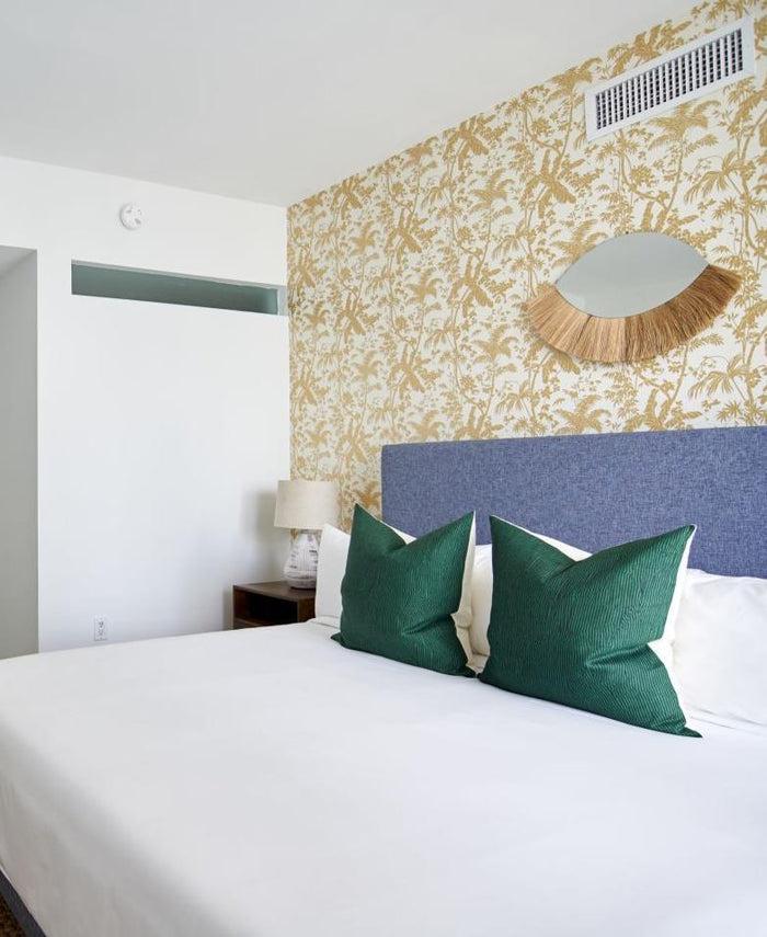 Dekowe Kelly Wearstler Avant Pillow Cover In Green Black