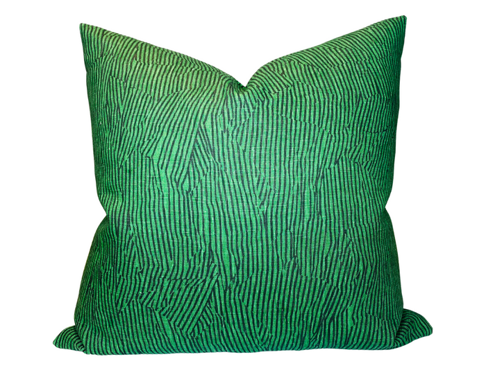 dekowe Kelly Wearstler Avant Pillow Cover in Green Black