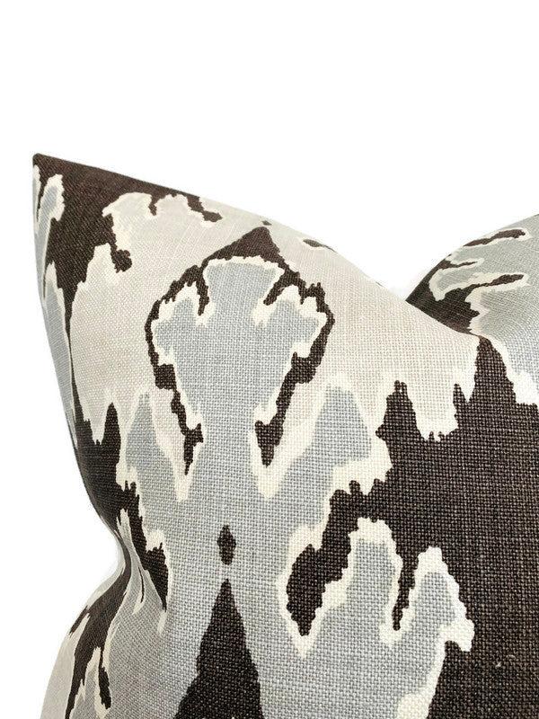 Dekowe Kelly Wearstler Bengal Bazaar Pillow Cover In Graphite