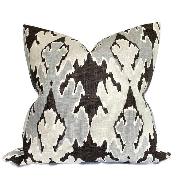 dekowe Kelly Wearstler Bengal Bazaar Pillow Cover in Graphite