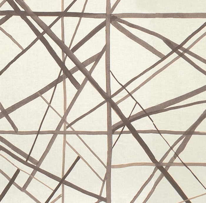 Dekowe Kelly Wearstler Channels Pillow Cover In Taupe