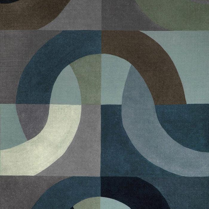 Dekowe Kelly Wearstler Colonnade Pillow Cover In Indigo