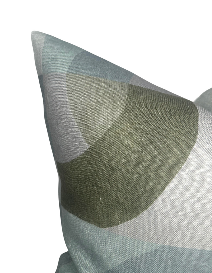 Dekowe Kelly Wearstler Colonnade Pillow Cover In Jadestone