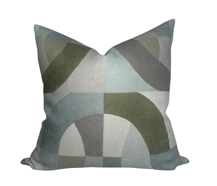 dekowe Kelly Wearstler Colonnade Pillow Cover in Jadestone