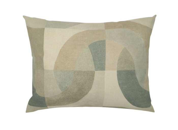 Dekowe Kelly Wearstler Colonnade Pillow Cover In Parchment