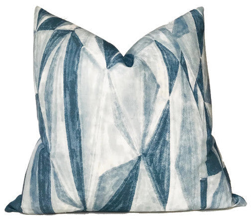 dekowe Kelly Wearstler Covet Pillow Cover in Denim Blue