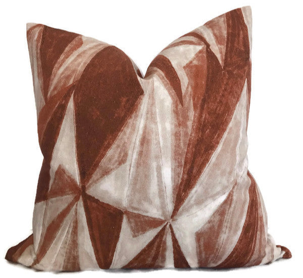 dekowe Kelly Wearstler Covet Pillow Cover in Terracotta