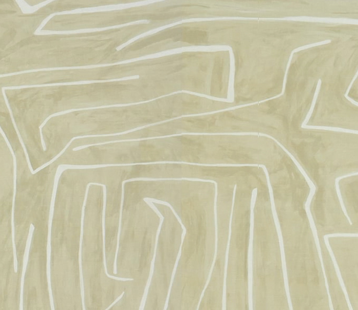 Dekowe Kelly Wearstler Graffito Pillow Cover In Beige Ivory