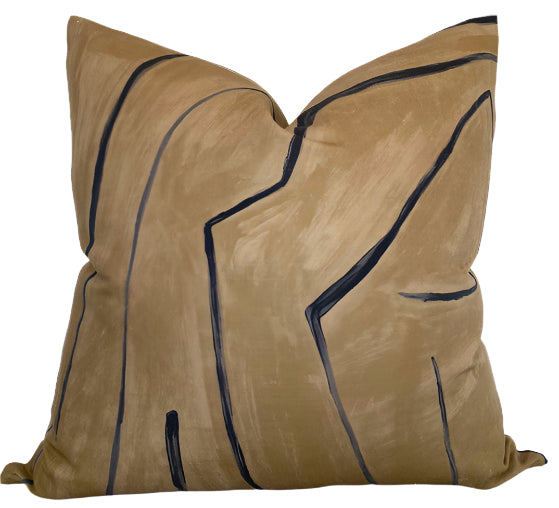 dekowe Kelly Wearstler Graffito Pillow Cover in Java