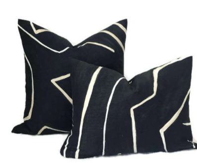 Dekowe Kelly Wearstler Graffito Pillow Cover In Onyx Beige
