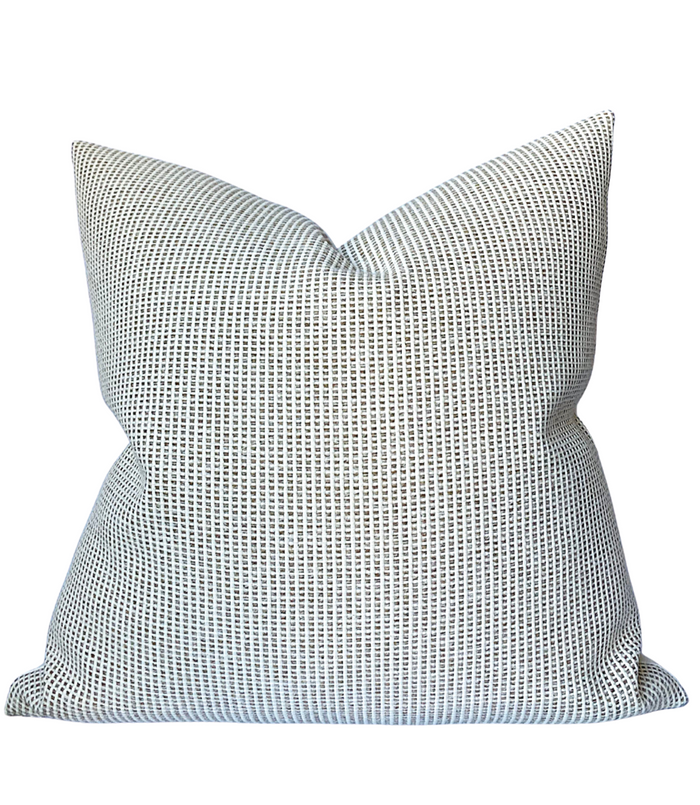 dekowe Kelly Wearstler Kumano Weave Pillow Cover in Ivory Linen