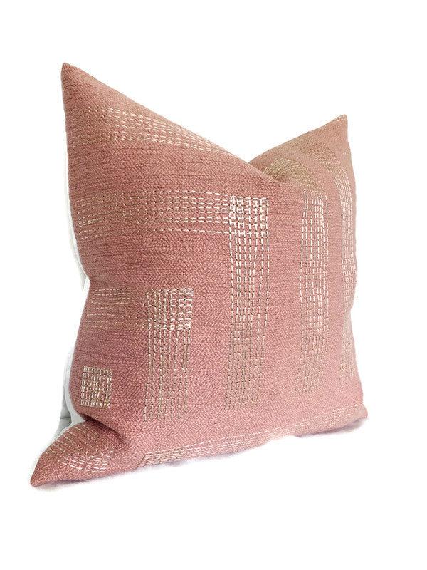 Dekowe Kelly Wearstler Pastiche Pillow Cover In Rouge Ivory