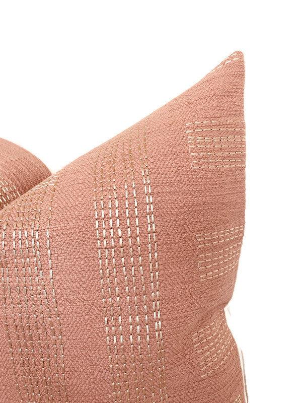 Dekowe Kelly Wearstler Pastiche Pillow Cover In Rouge Ivory