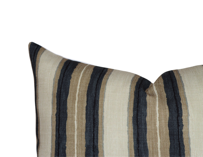 Dekowe Kelly Wearstler Shoreline Pillow Cover In Pebble Indoor Outdoor