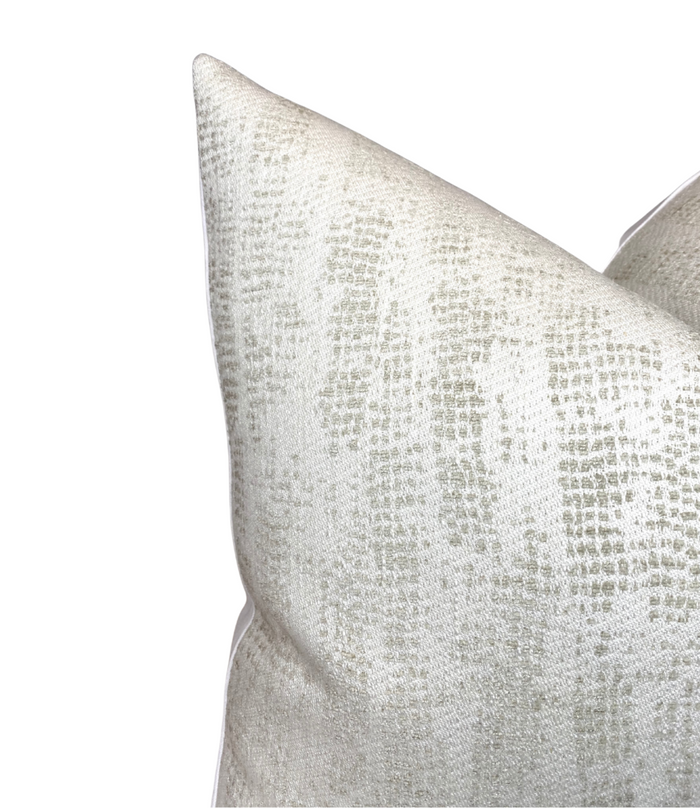 Dekowe Kelly Wearstler Verse Pillow Cover In Ivory Ecru