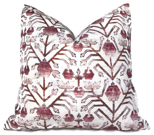 dekowe Koty Pillow Cover in Mulberry Designer Pillows