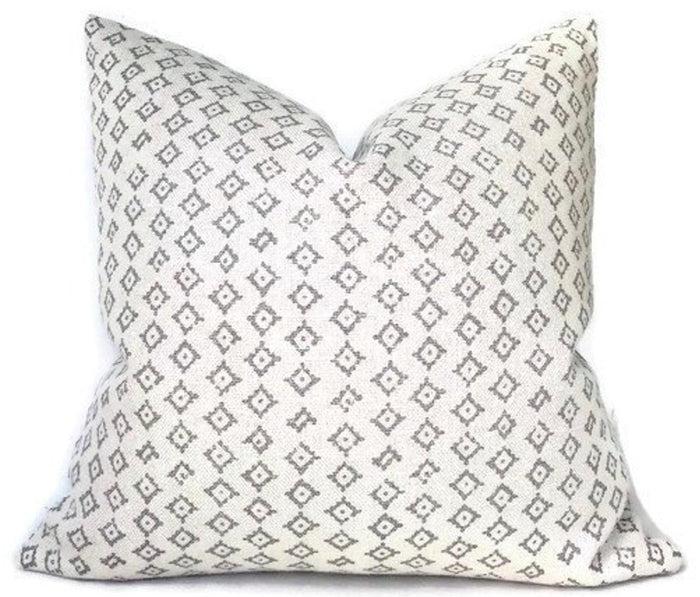 dekowe Kumbh Pillow Cover in Ash Peter Dunham Textiles