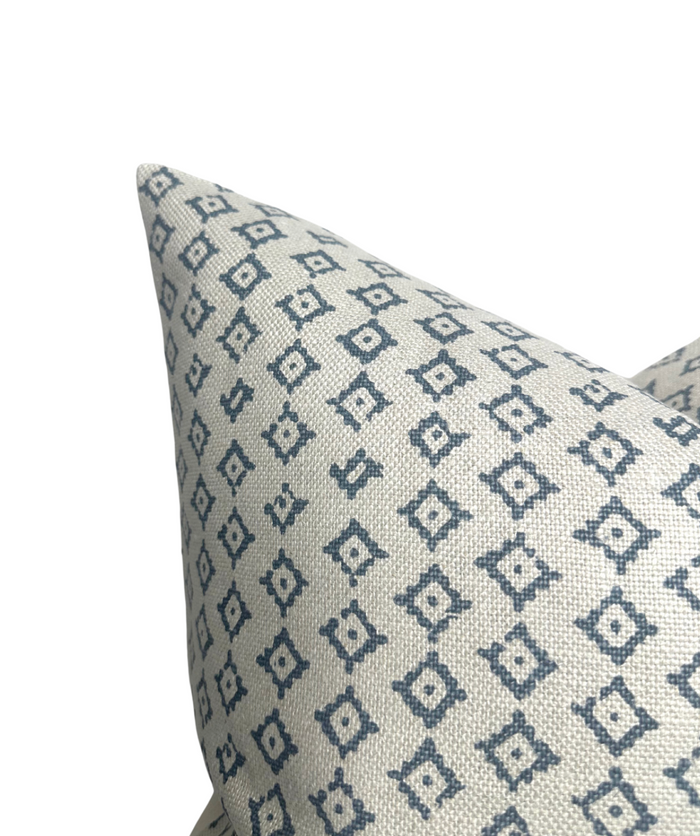 Dekowe Kumbh Pillow Cover In Indigo Blue Peter Dunham Textiles