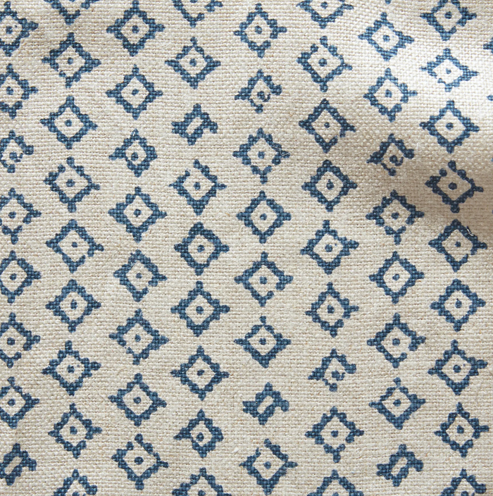 Dekowe Kumbh Pillow Cover In Indigo Blue Peter Dunham Textiles