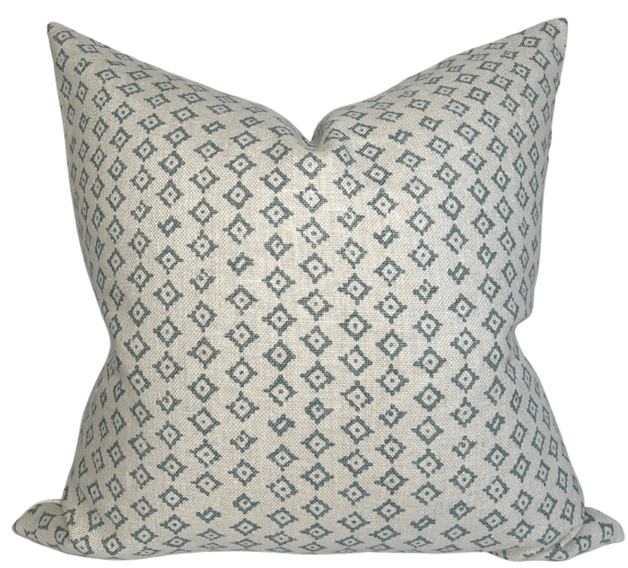 dekowe Kumbh Pillow Cover in Ocean Peter Dunham Textiles
