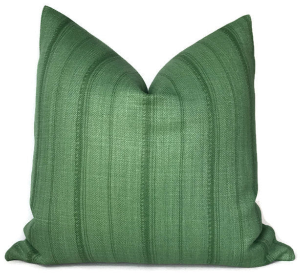 dekowe Malabar Pillow Cover in Grass Green Peter Dunham Textiles
