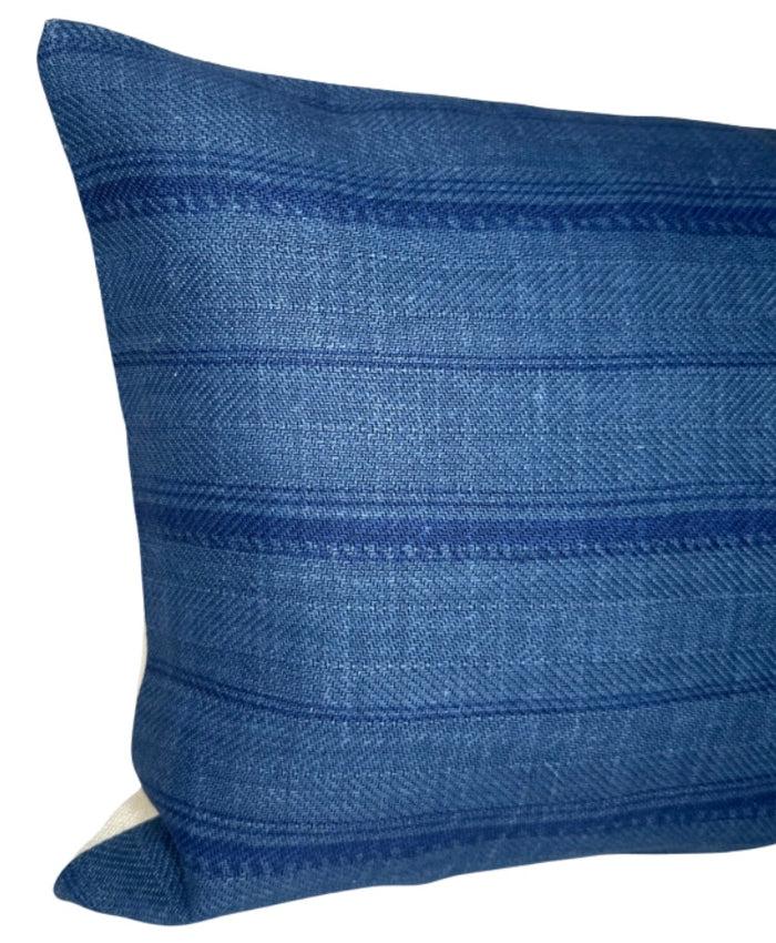 Dekowe Malabar Pillow Cover In Indigo Peter Dunham Textiles