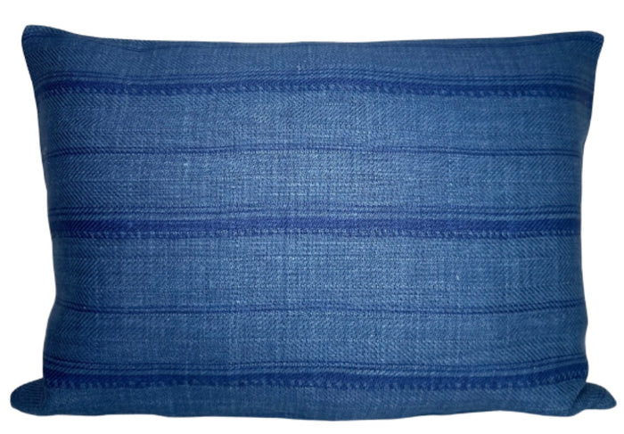 dekowe Malabar Pillow Cover in Indigo Peter Dunham Textiles