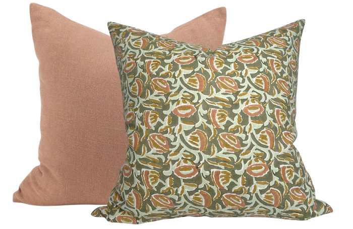 Dekowe Marbella Pillow Cover In Green Walter G Textiles