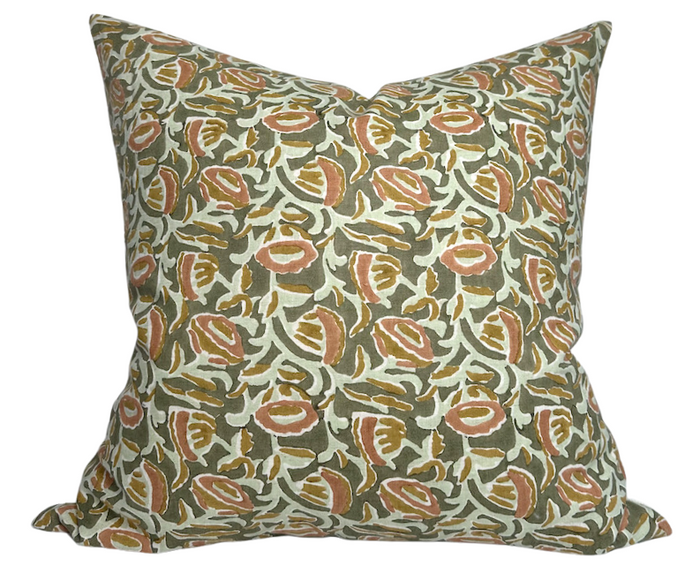 dekowe Marbella Pillow Cover in Green Walter G Textiles