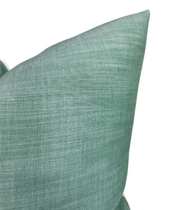 Dekowe Maroma Pillow Cover In Verde Green Christopher Farr Textiles