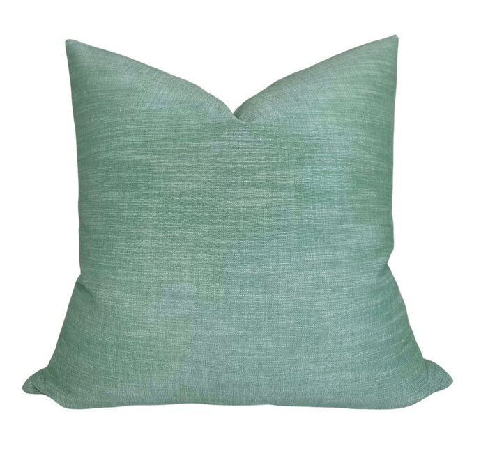 dekowe Maroma Pillow Cover in Verde Green Christopher Farr Textiles
