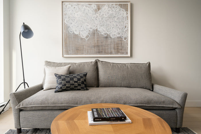 Dekowe Matchsticks Pillow Cover In Indigo Blue George Spencer Textiles