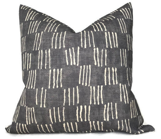 dekowe Matchsticks Pillow Cover in Pebble Grey George Spencer Textiles