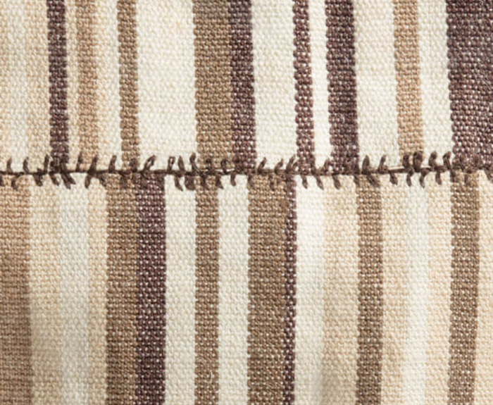 Dekowe Mazhar Pillow Cover In Brown Designer Pillows