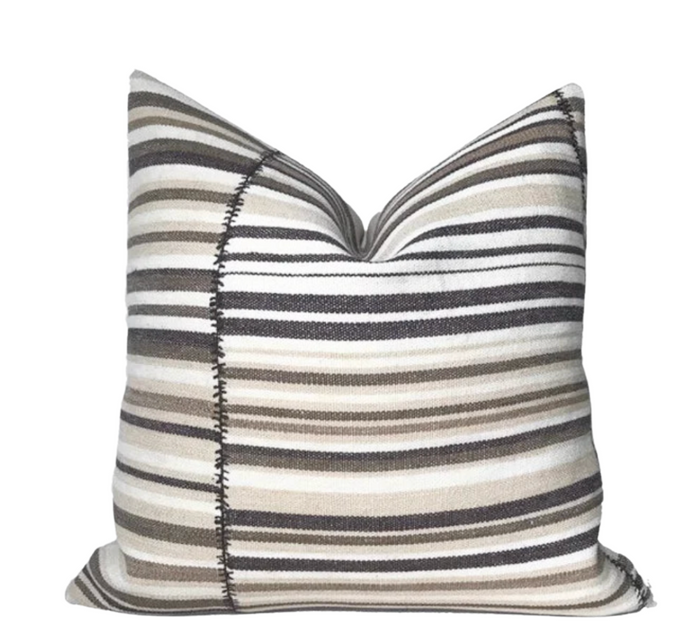 dekowe Mazhar Pillow Cover in Brown Designer Pillows