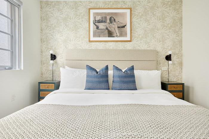 Dekowe Miguel Pillow Cover In Indigo McLaurin + Piercy Textiles