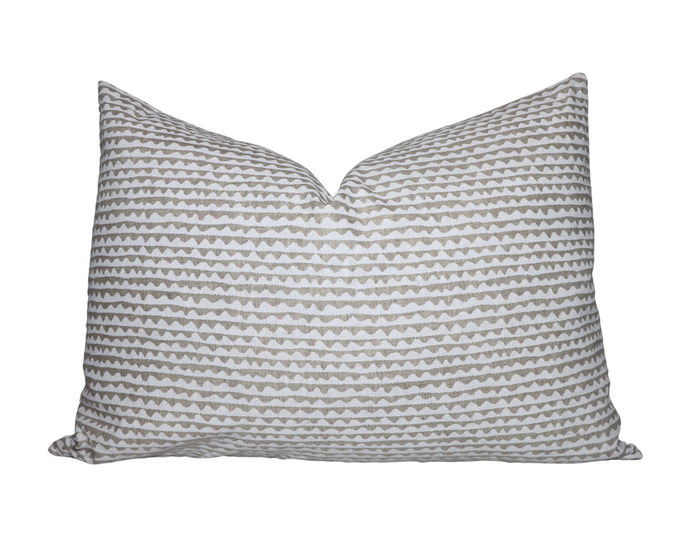 dekowe Mizu Pillow Cover in Chalk Walter G Pillows Decorative Throw Pillows