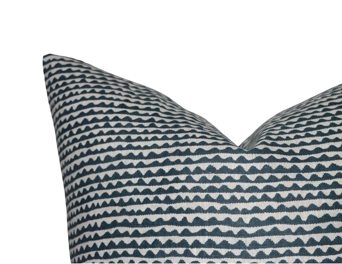 Dekowe Mizu Pillow Cover In Pacific Blue Walter G Pillows Decorative Throw Pillows