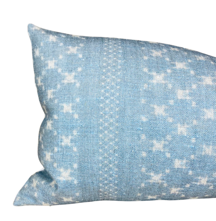 Dekowe Nagoya Pillow Cover In Azure McLaurin + Piercy Textiles