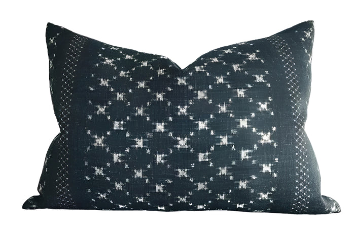 Dekowe Nagoya Pillow Cover In Indigo McLaurin + Piercy Textiles