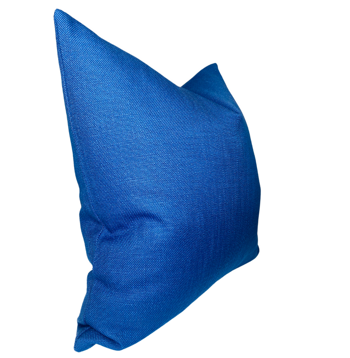 Dekowe Outdoor Rough 'n Rowdy Woven Pillow Cover In Denim Blue