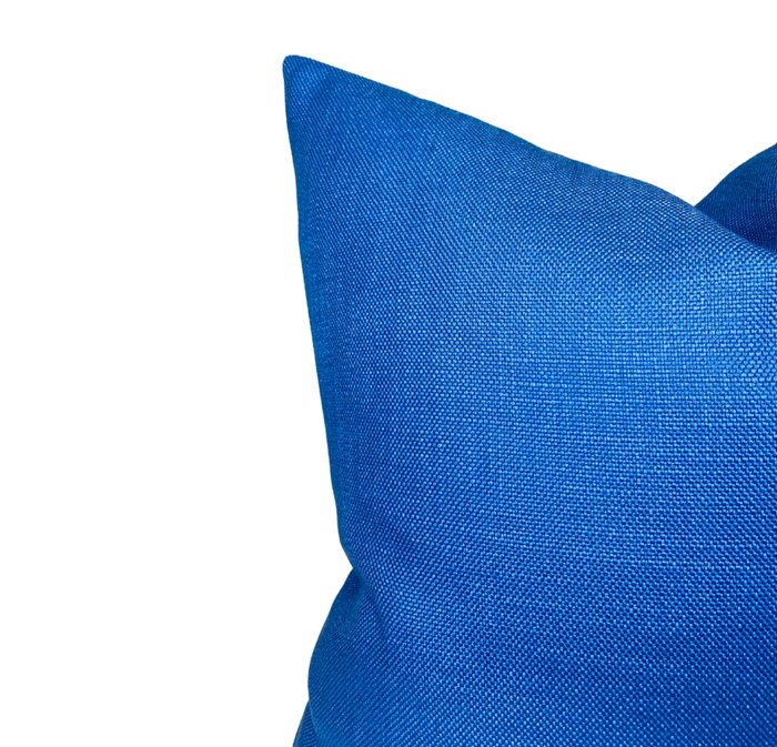 Dekowe Outdoor Rough 'n Rowdy Woven Pillow Cover In Denim Blue