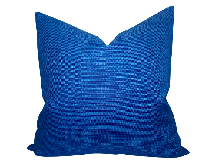 dekowe Outdoor Rough 'n Rowdy Woven Pillow Cover in Denim Blue