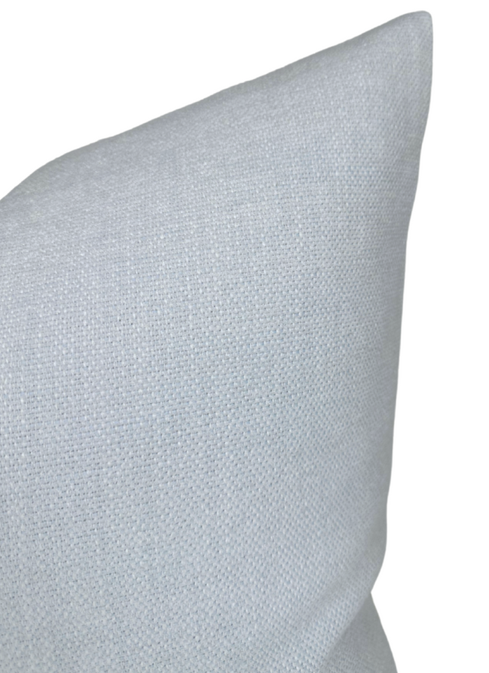 Dekowe Outdoor Rough 'n Tumble Woven Pillow Cover In Ice Blue Performance Pillow