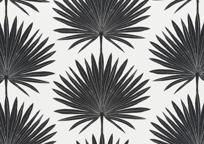 Dekowe Palmetto Pillow Cover In Jet Black McLaurin + Piercy Textiles