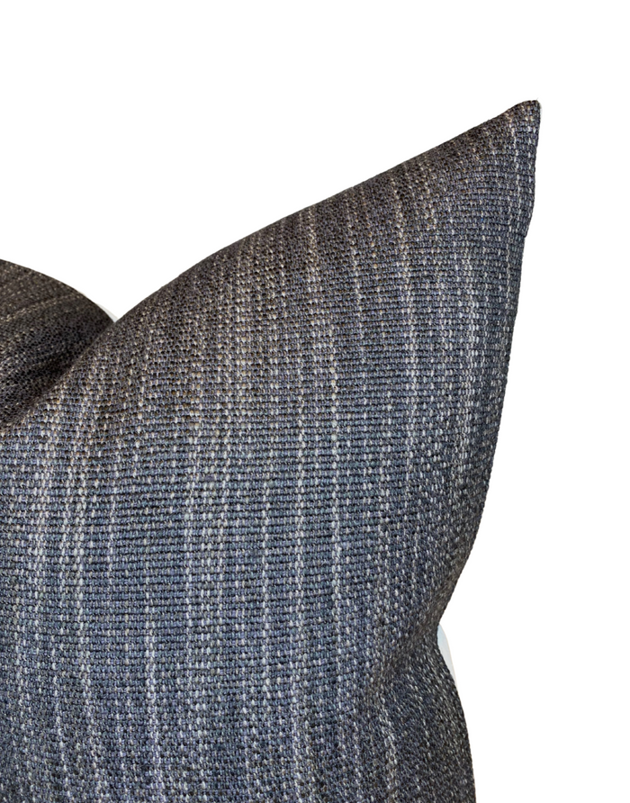 Dekowe Pama Pillow Cover In Charcoal Designer Pillows